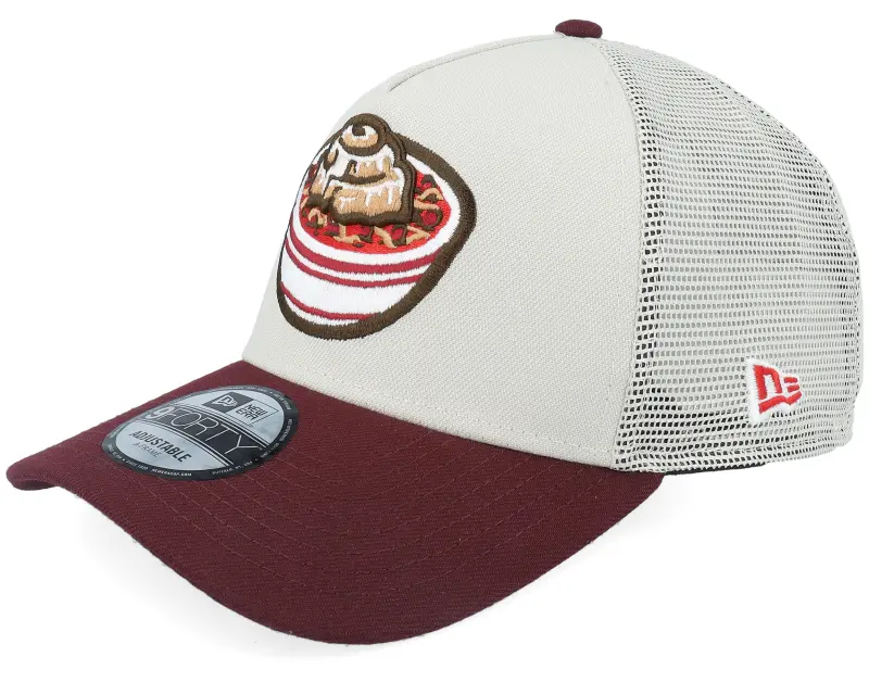 New Era Hatstore Exclusive x The Wind Surge Mascot Mania 9FORTY Grey/Maroon A-Frame Trucker online