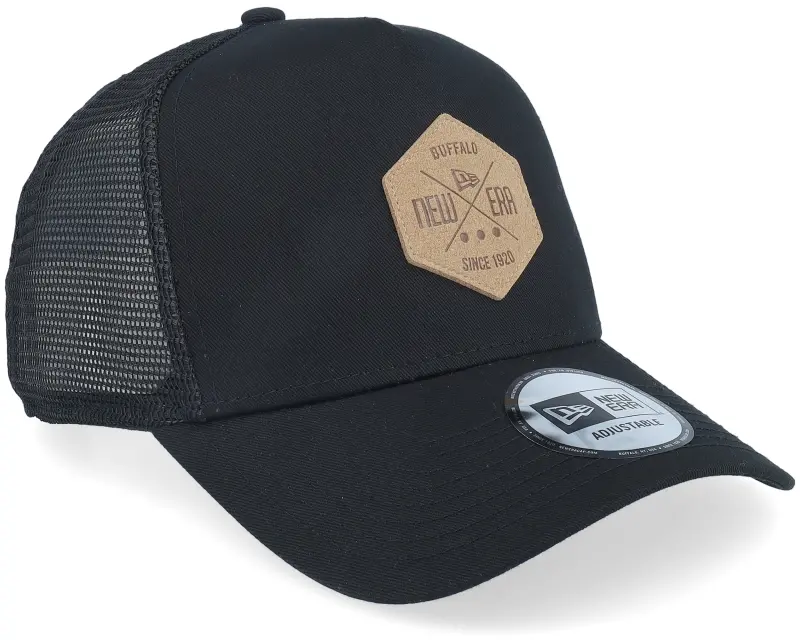 New Era Heritage Patch 9FORTY Black A-Frame Trucker online