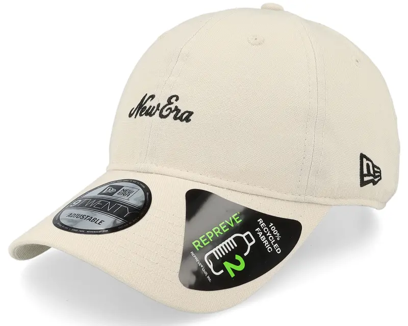 New Era Heritage Script 9TWENTY Stone/Black Dad Cap online