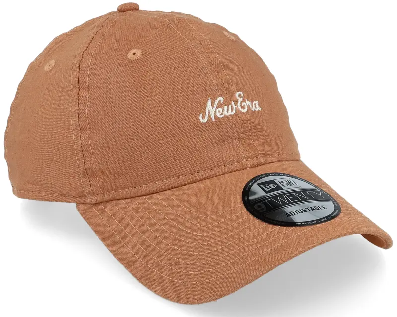 New Era Linen 9TWENTY Brown Dad Cap online