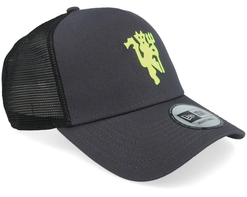 New Era Manchester United Seasonal Charcoal/Black A-Frame Trucker online