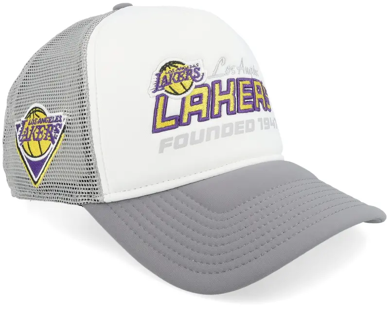 New Era NBA Graphic White/Grey A-Frame Trucker online