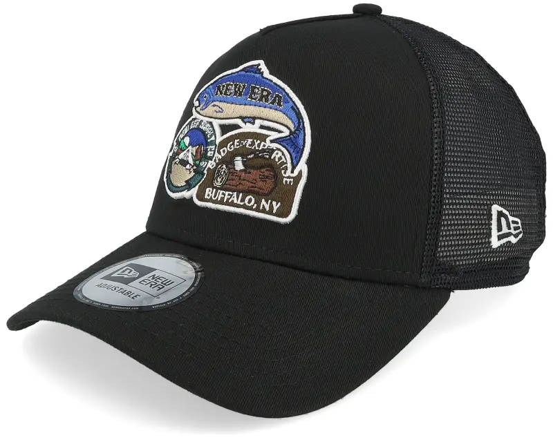 New Era Ne Outdoor Patch Black A-Frame Trucker online