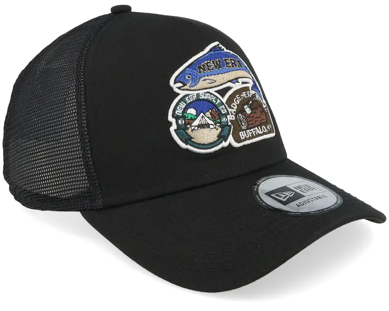 New Era Ne Outdoor Patch Black A-Frame Trucker online