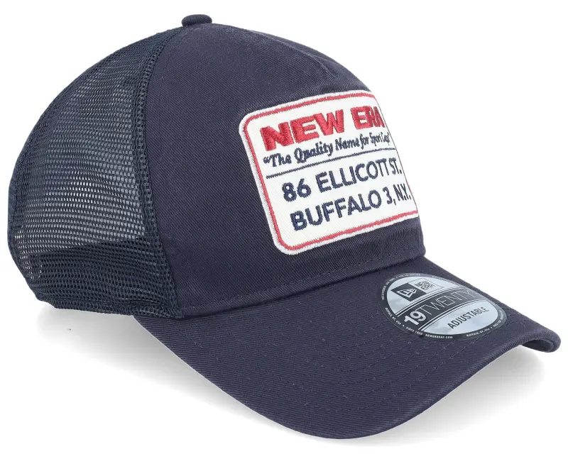 New Era Ne Patch 9TWENTY Navy A-Frame Trucker online