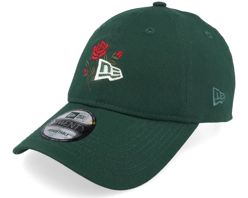 New Era Ne Rose Icon 9TWENTY Dark Green Dad Cap online