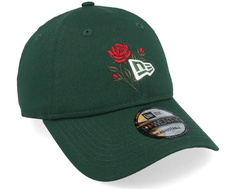 New Era Ne Rose Icon 9TWENTY Dark Green Dad Cap online