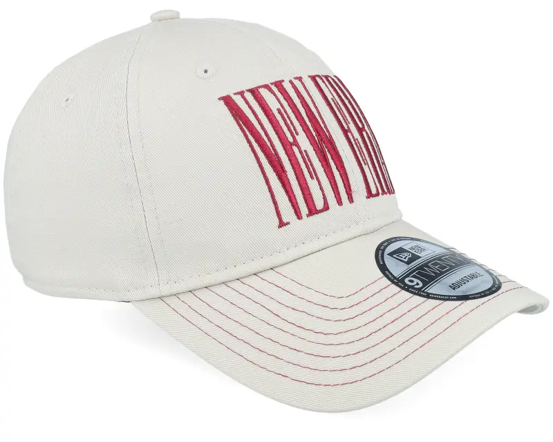 New Era Ne Wordmark 9TWENTY Stone/Cherry Jam Dad Cap online