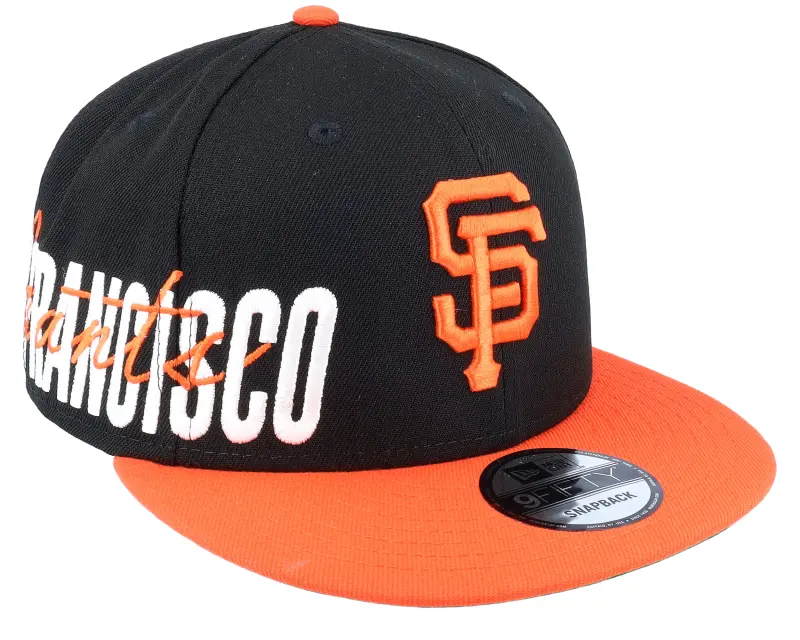 New Era New York Giants 9FIFTY Sidefont Black/Orange Snapback online