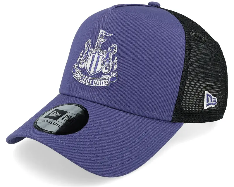 New Era Newcastle United Seasonal Purple/Black A-frame Trucker online