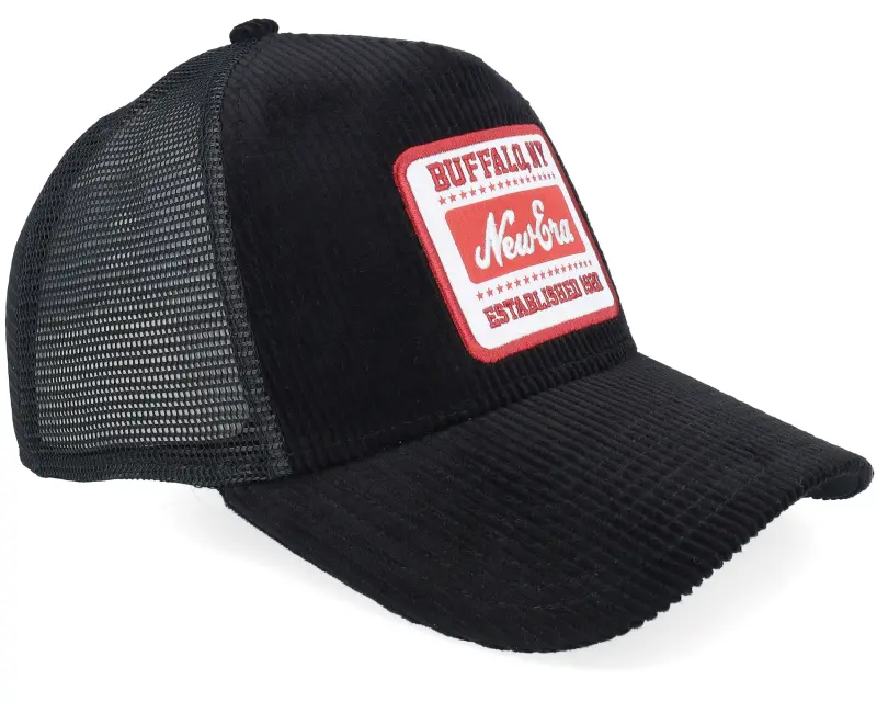 New Era Patch Buffalo NY Cord A-Frame Black Trucker online
