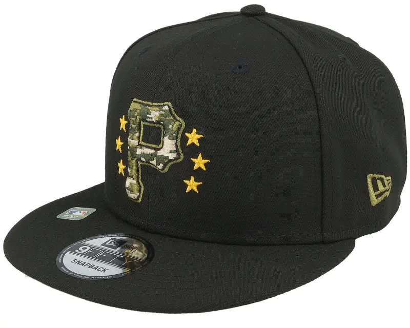New Era Pittsburgh Pirates MLB24 Armed Forces Day 9FIFTY Black Snapback online