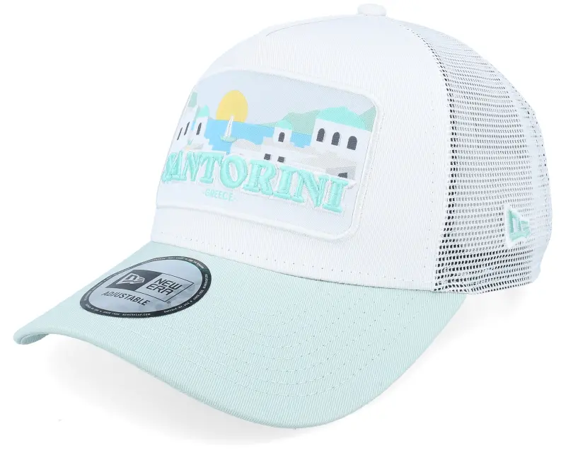 New Era Santorini Summer White/Mint A-Frame Trucker online