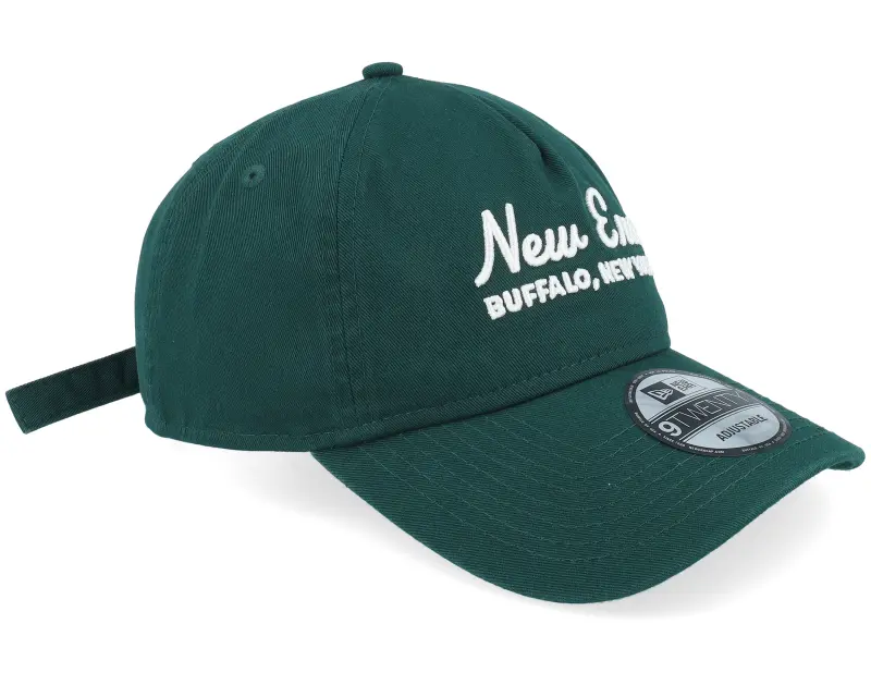 New Era Script 9TWENTY Dark Green A-Frame Adjustable online