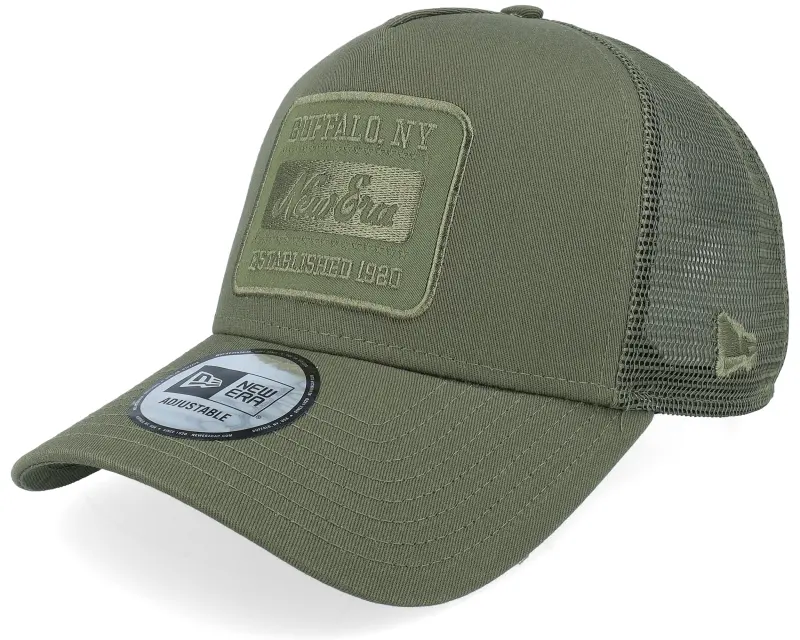 New Era Tonal Patch Olive A-Frame Trucker online