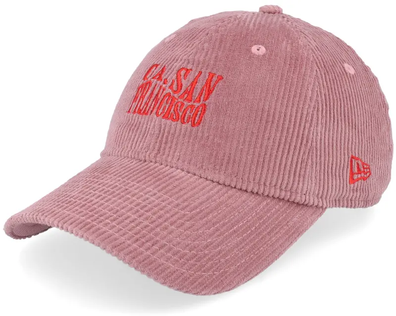 New Era Womens Ne Cord 9TWENTY Pink/Red Dad Cap online