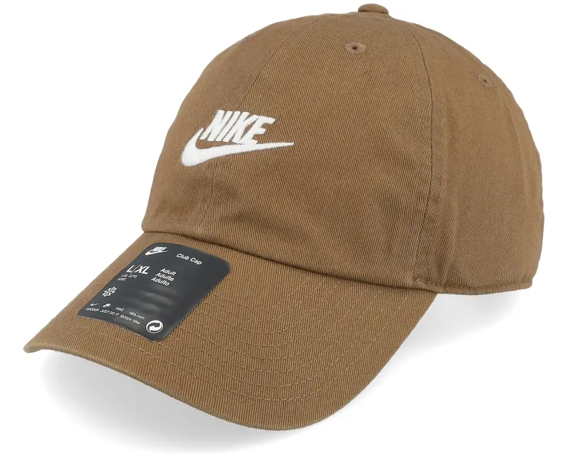 Nike Club Cap Futura Washed Light Brown/White Dad Cap online
