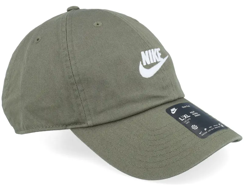 Nike Club Cap Futura Washed Medium Olive/White Dad Cap online