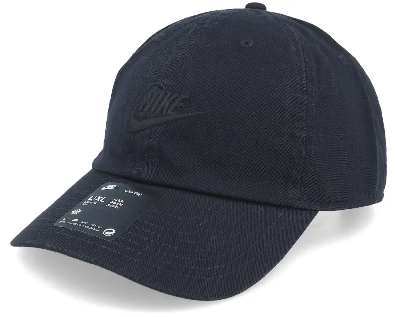 Nike Club Futura Wash Black/Black Dad Cap online