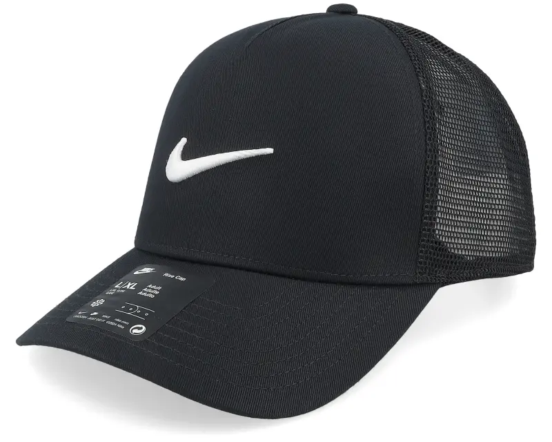 Nike Rise Swoosh Black A-Frame Trucker online