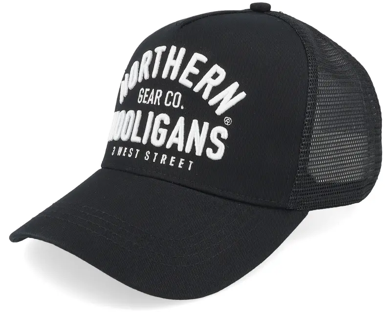 Northern Hooligans 3 West Street Cap Black A-Frame Trucker online