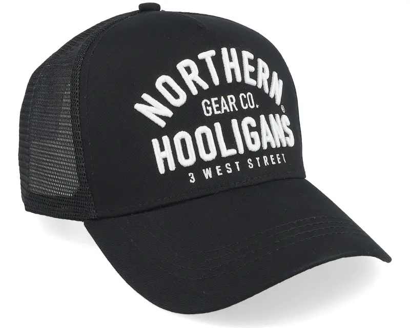 Northern Hooligans 3 West Street Cap Black A-Frame Trucker online