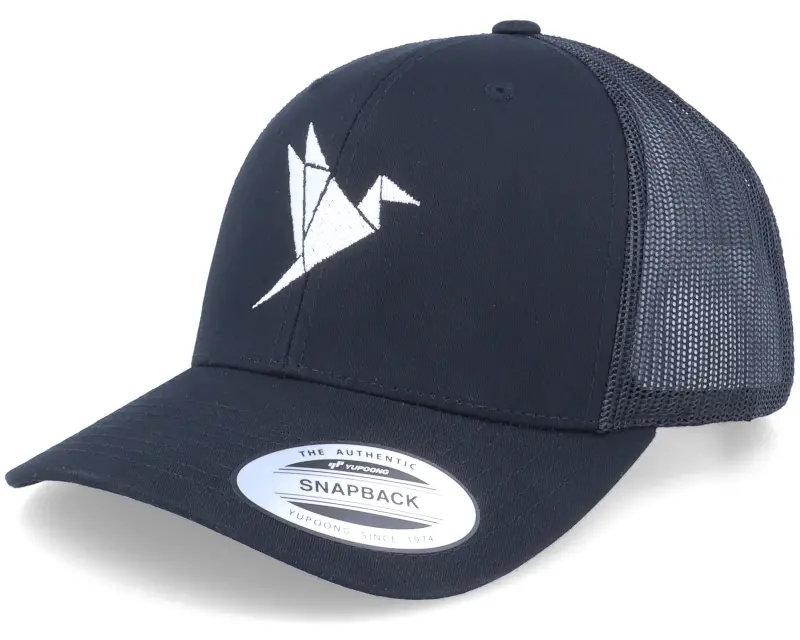 Origami Paper Bird Black Trucker online
