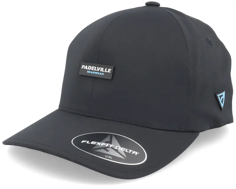 Padelville Padel Headwear Blue Rubber Black Delta Flexfit online