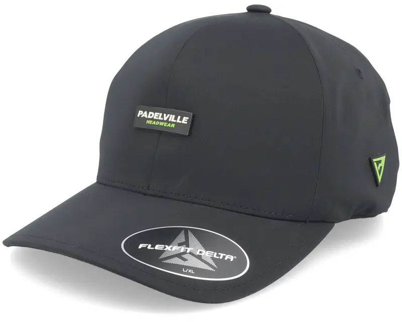Padelville Padel Headwear Neon Rubber Black Delta Flexfit online