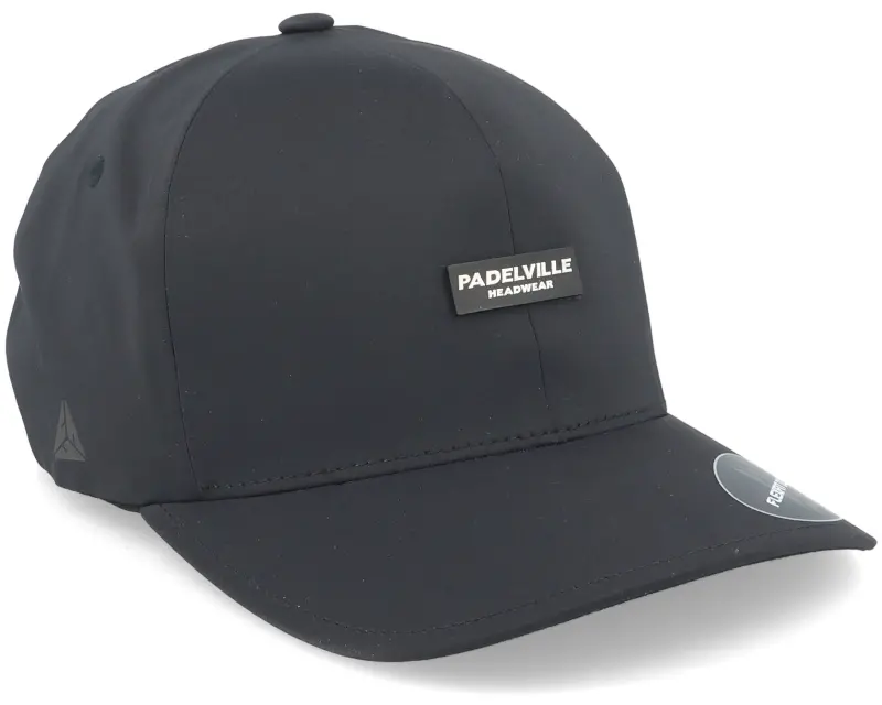 Padelville Padel Headwear White Rubber Black Delta Flexfit online