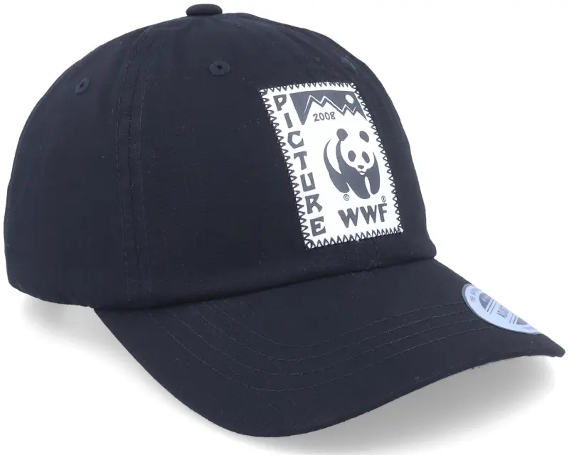 Picture Organic WWF Paxston Cap Black Dad Cap online