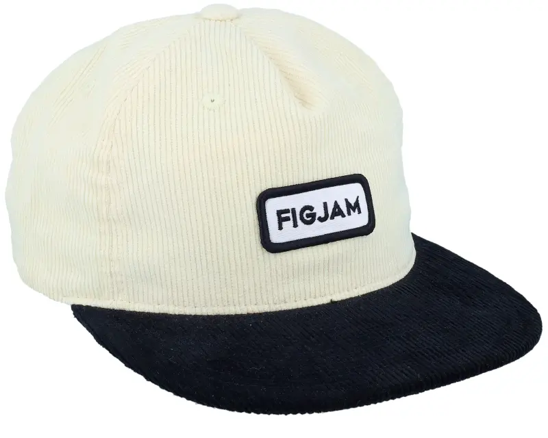 Pins & Stripes Figjam Golf Cord Ivory/Black Snapback online
