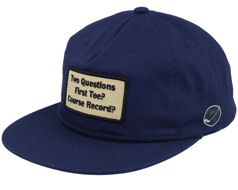 Pins & Stripes Golf Patch Logo Rope Navy Snapback online