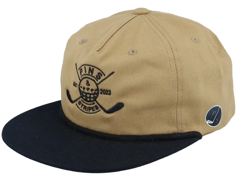 Pins & Stripes Pins & Stripes Logo Rope Khaki/Black Snapback online