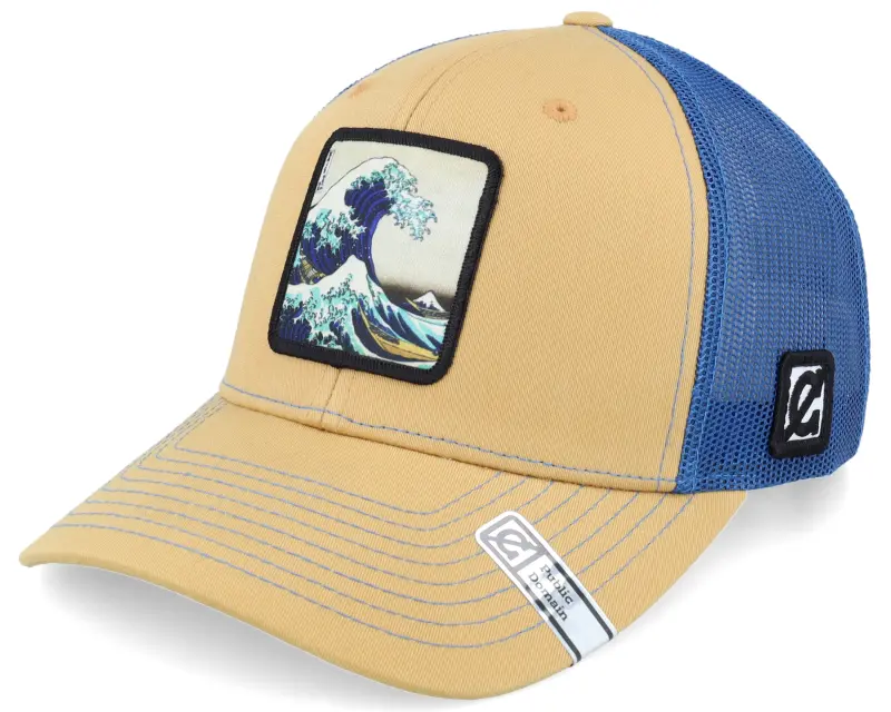 Public Domain Hokusai The Great Wave Biscuit/True Blue Trucker online