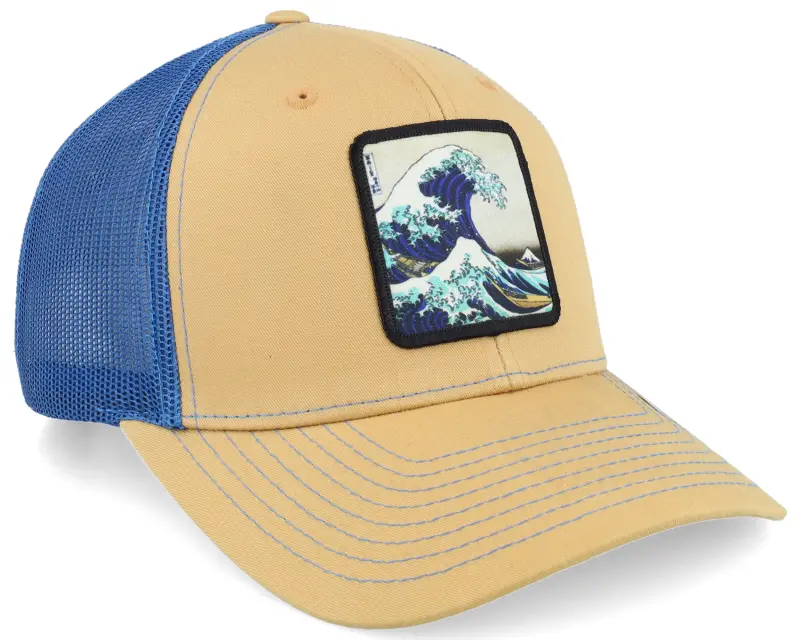 Public Domain Hokusai The Great Wave Biscuit/True Blue Trucker online