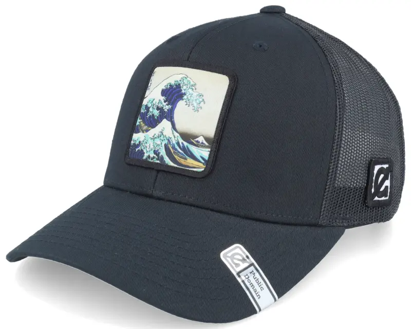 Public Domain Hokusai The Great Wave Black Trucker online