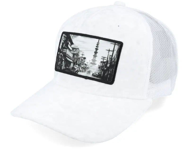 Public Domain Japan White/White Velvet Trucker online