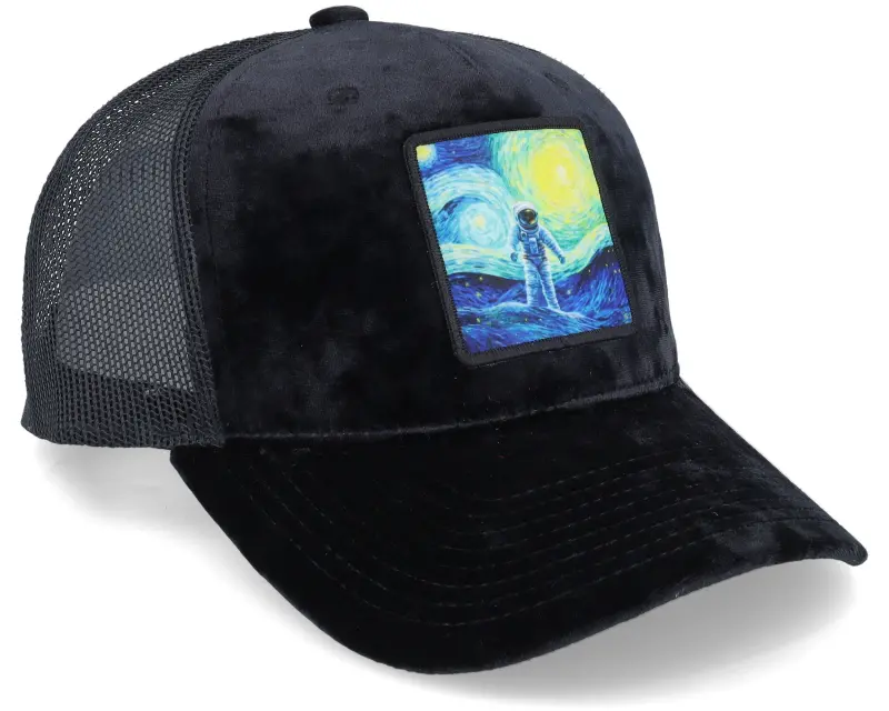 Public Domain Space Man Art Velvet Black Velvet Trucker online