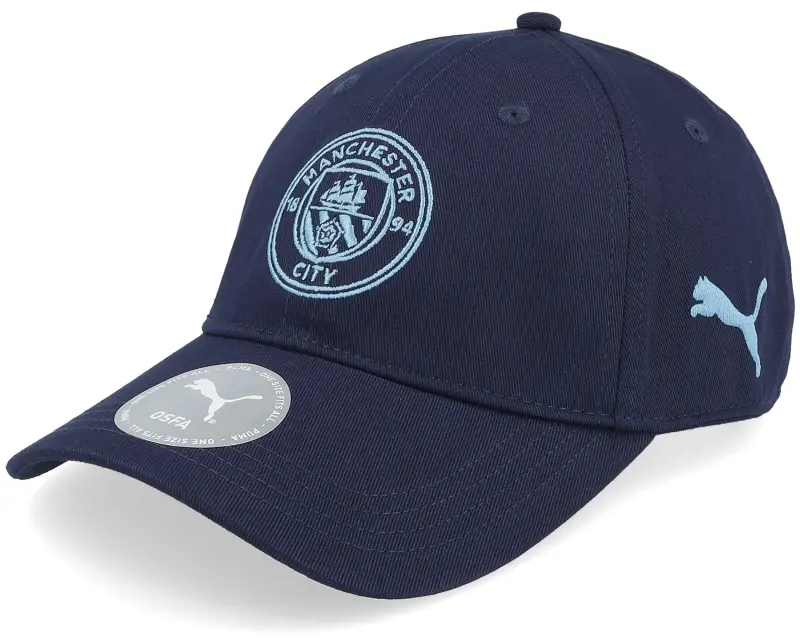 Puma Manchester City Essential Cap Navy/Light Blue Dad Cap online