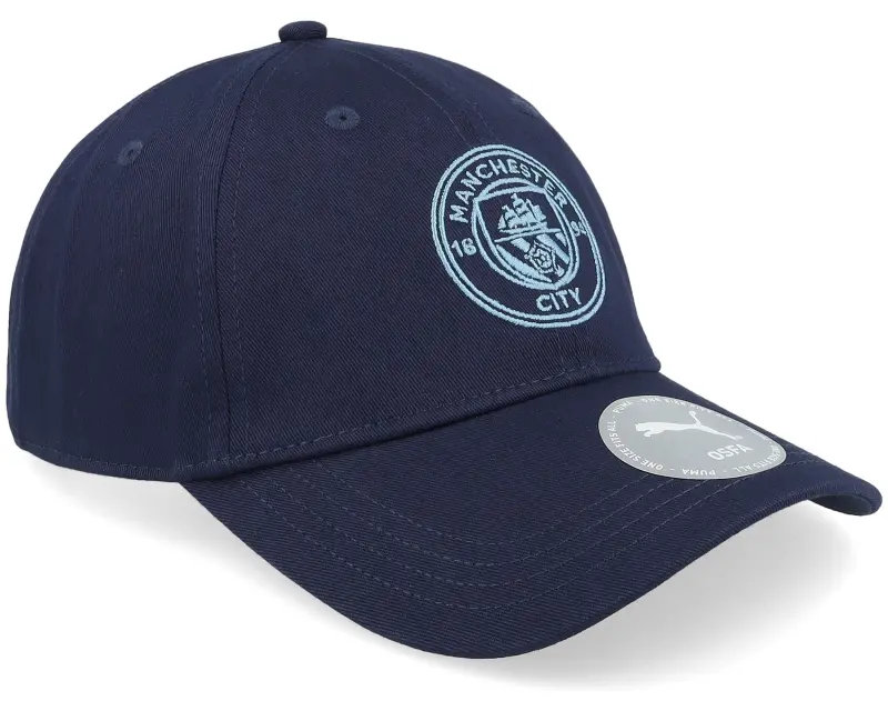 Puma Manchester City Essential Cap Navy/Light Blue Dad Cap online