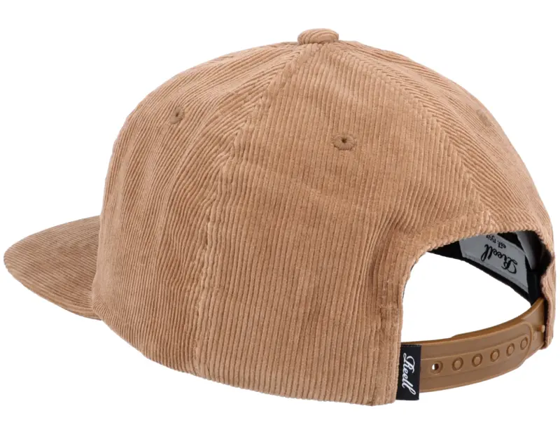 Reell Flat 6-Panel Cap Copper Brown Cord Snapback online