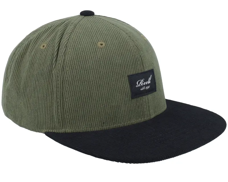 Reell Pitchout Cap Moss Green/Black Corduroy Snapback online