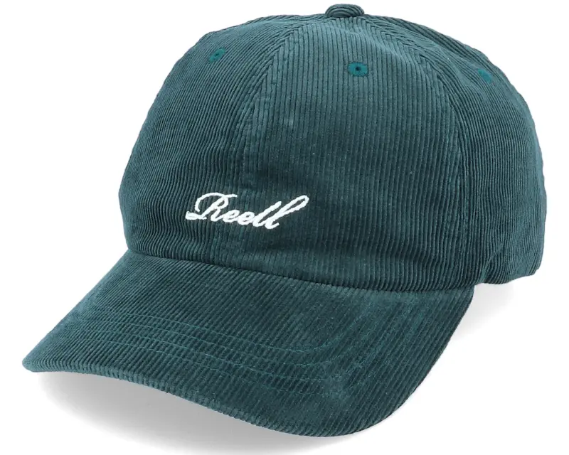 Reell Single Script Cap 160 Dark Green Ribcord Adjustable online