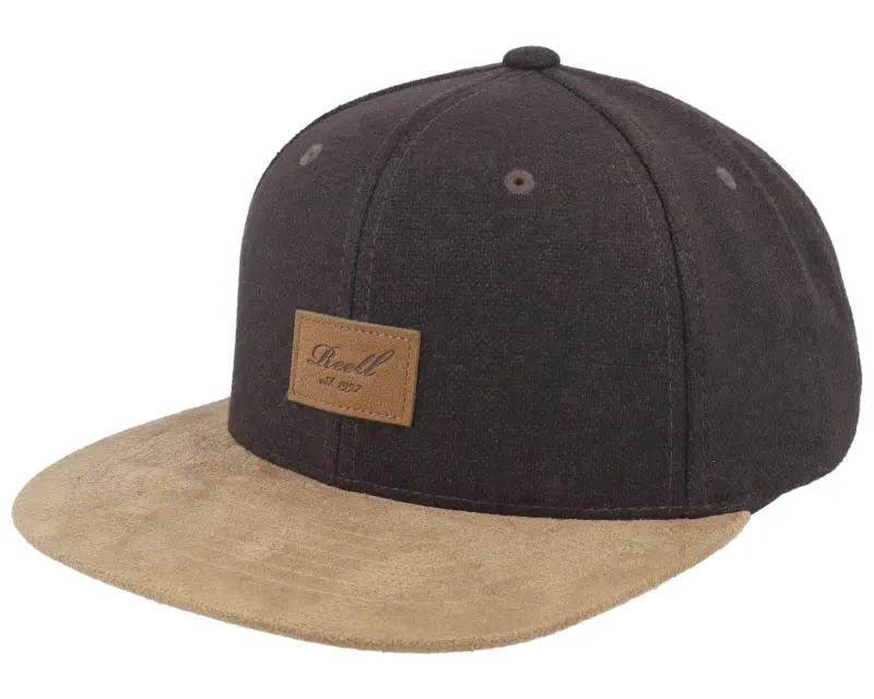 Reell Suede Cap Dark Brown Tweed Snapback online