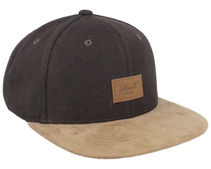 Reell Suede Cap Dark Brown Tweed Snapback online