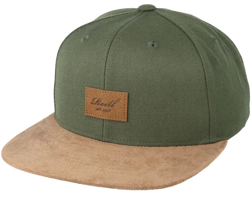Reell Suede Dark Olive Snapback online