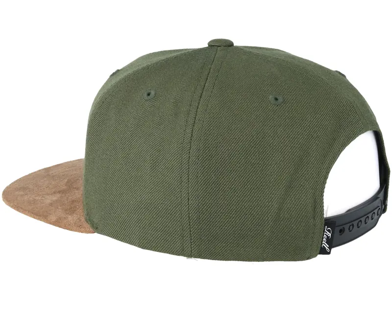 Reell Suede Dark Olive Snapback online