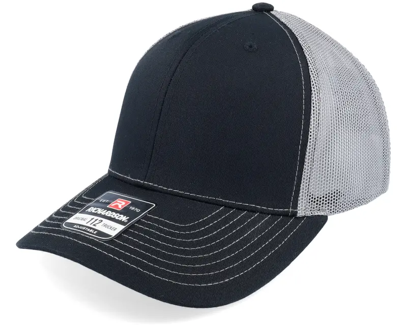 Richardson 112 Split Black/Charcoal Trucker online
