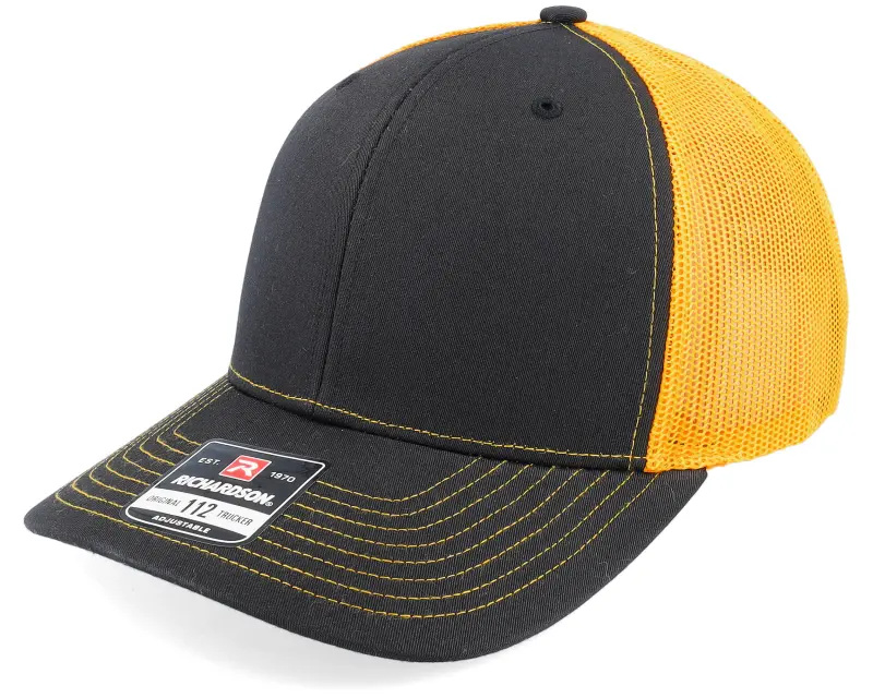Richardson 112 Split Black/Gold Trucker online